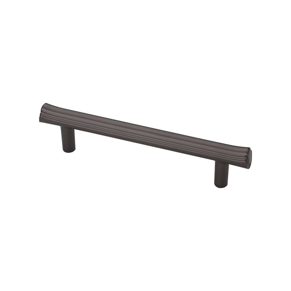 Seasons Eclipse 3-3/4" Ctc Modern Cabinet Pull, Matte Grey, Package Of 5