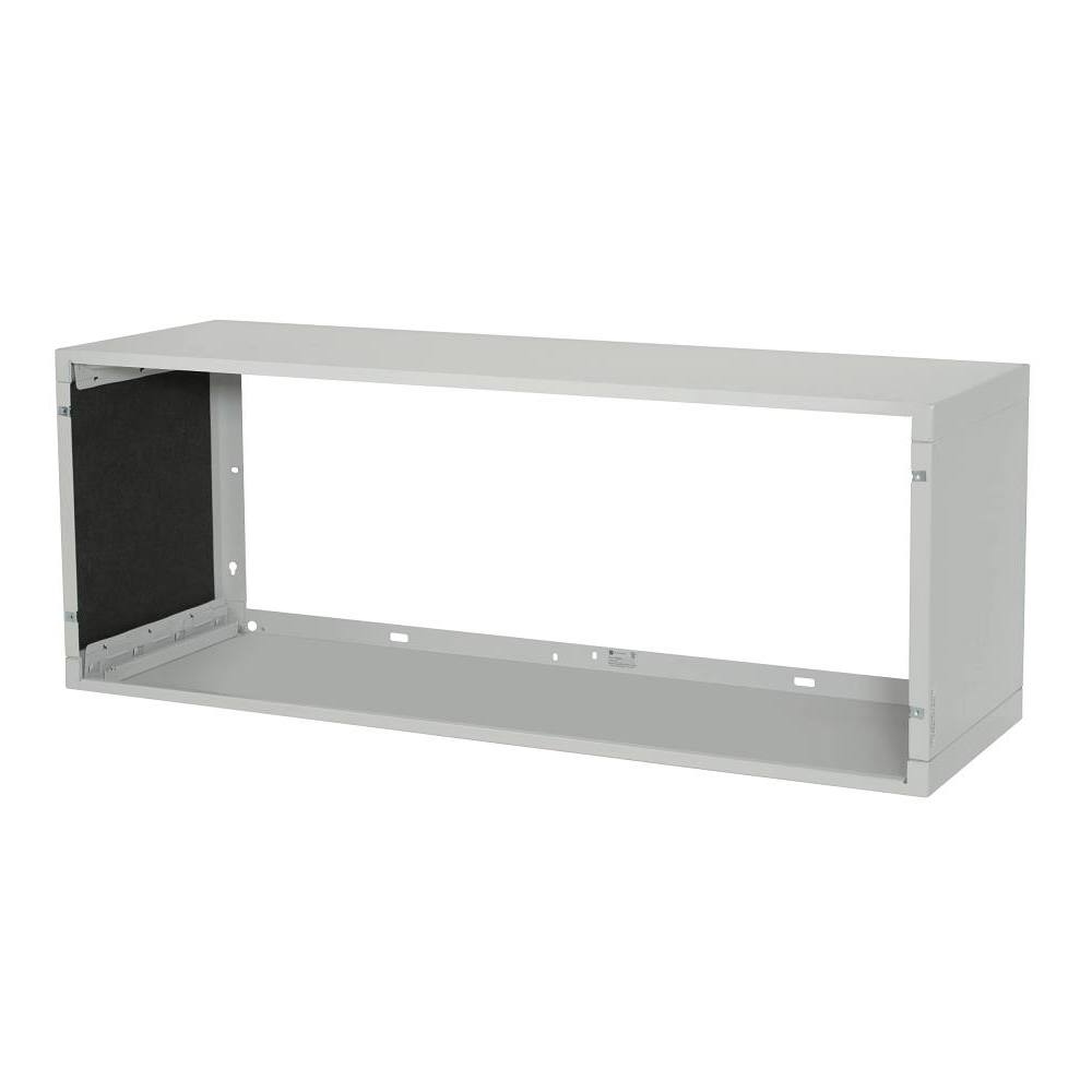GE Zoneline Quick Snap 42 In. Wall Sleeve, Universal Design, Metal Grey White