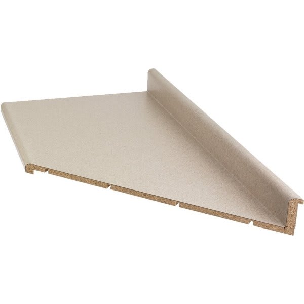 VT Industries 25"D X 8'L Mystique Dawn Kitchen Laminate Countertop Right Miter