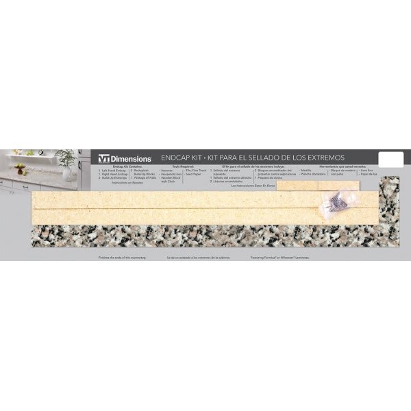 Vt Industries Granite Matte Kitchen End Cap Kit