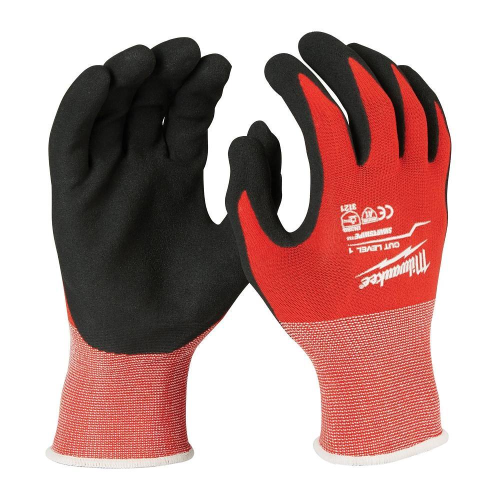 Milwaukee Cut Level 1 Nitrile Dipped Gloves Medium