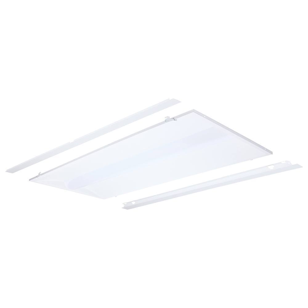 SATCO 2'X4' LED Cb Troffer Retrofit, Adjustable Cct, 30/40/50 Watt, Matte White