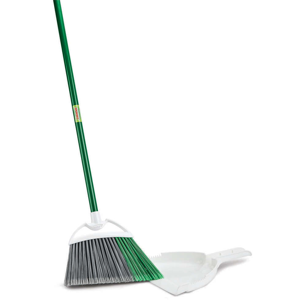 Libman Precision Angle Broom And 10" Dustpan Case Of 4