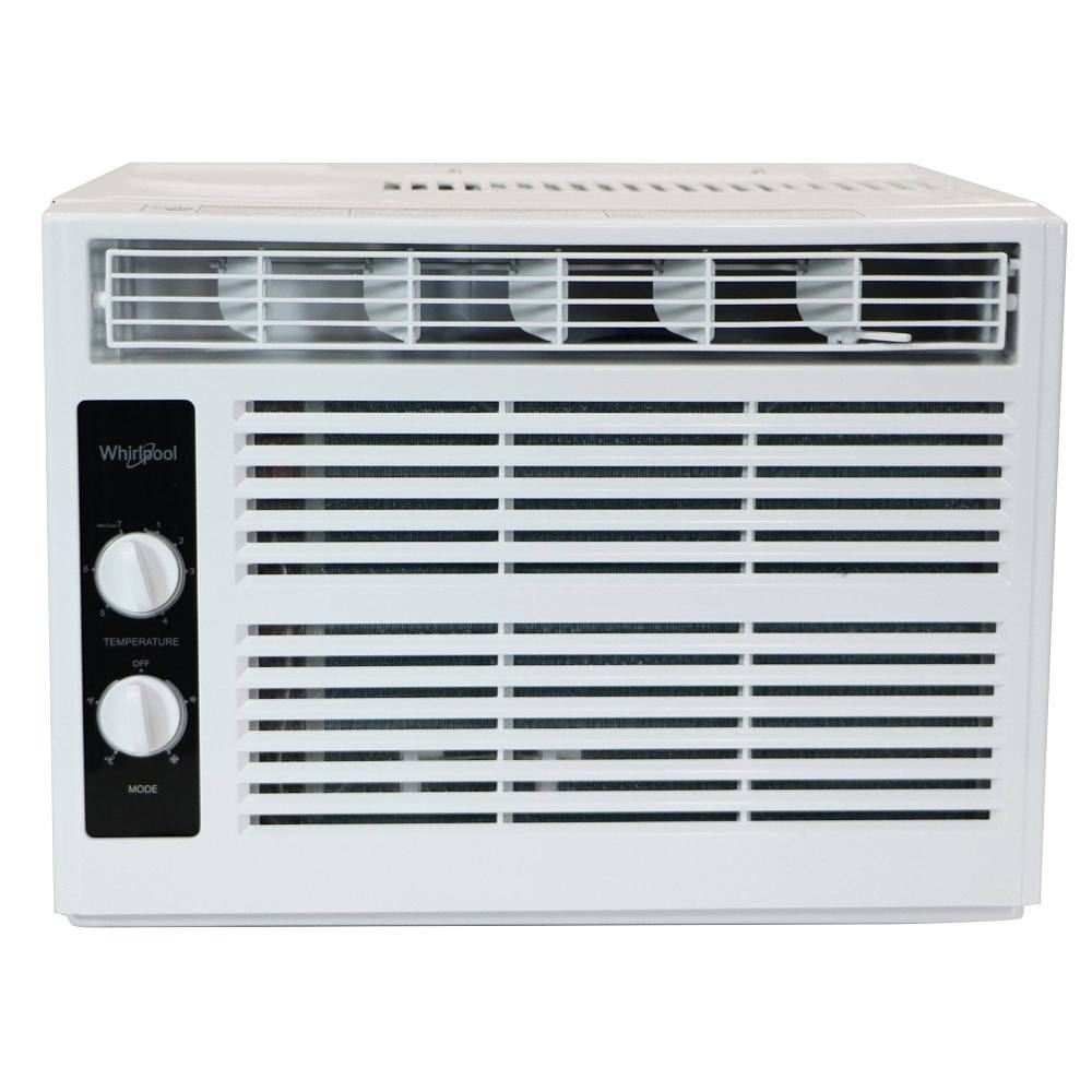 Whirlpool 5000 BTU 115v Window-Mounted Air Conditioner With Mechanical Controls