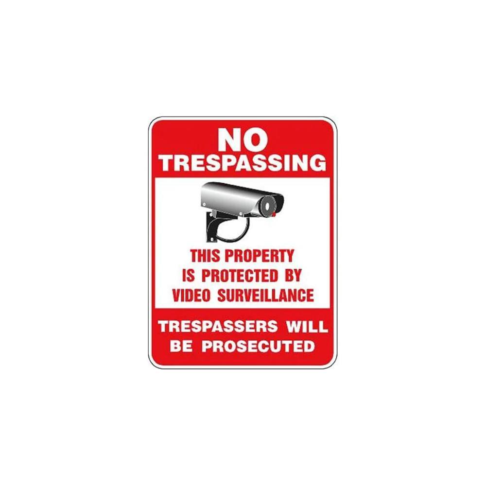 Hy-Ko No Trespassing 12 X 18" Reflective