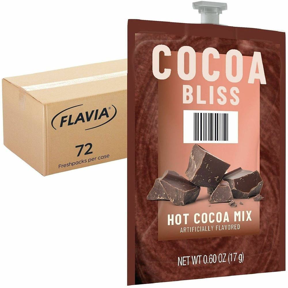 Lavazza Flavia Cocoa Bliss Hot Chocolate Mix Freshpacks, Package Of 72