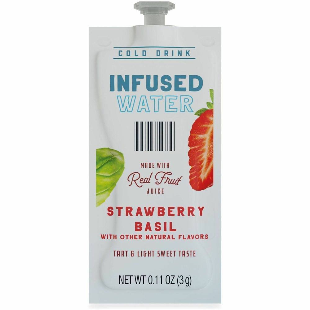 Lavazza Flavia Strawberry Basil Infused Water Freshpacks, Package Of 100