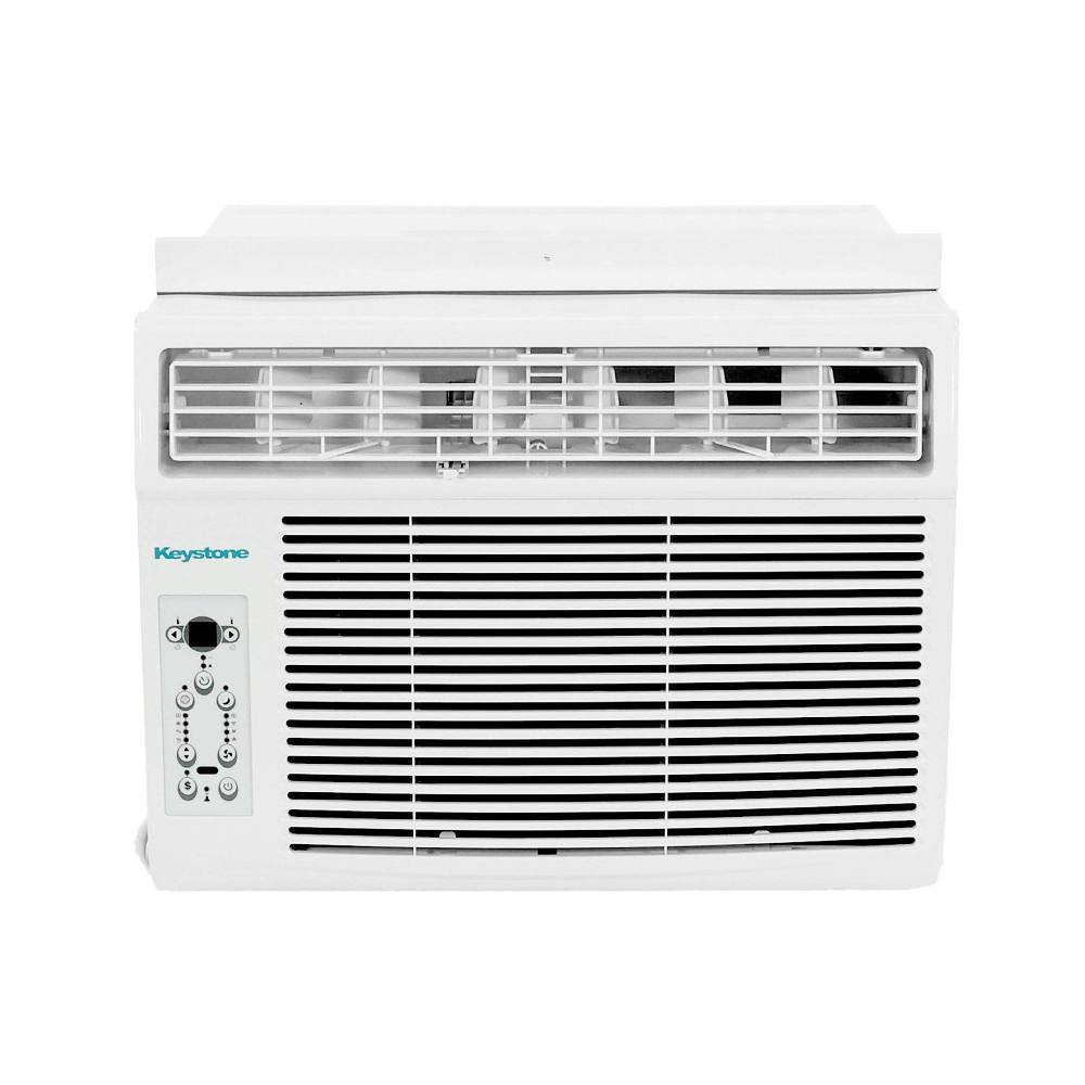 KEYSTONE 5000 BTU 115V Window-Mounted Air Conditioner with Follow Me LCD Remote