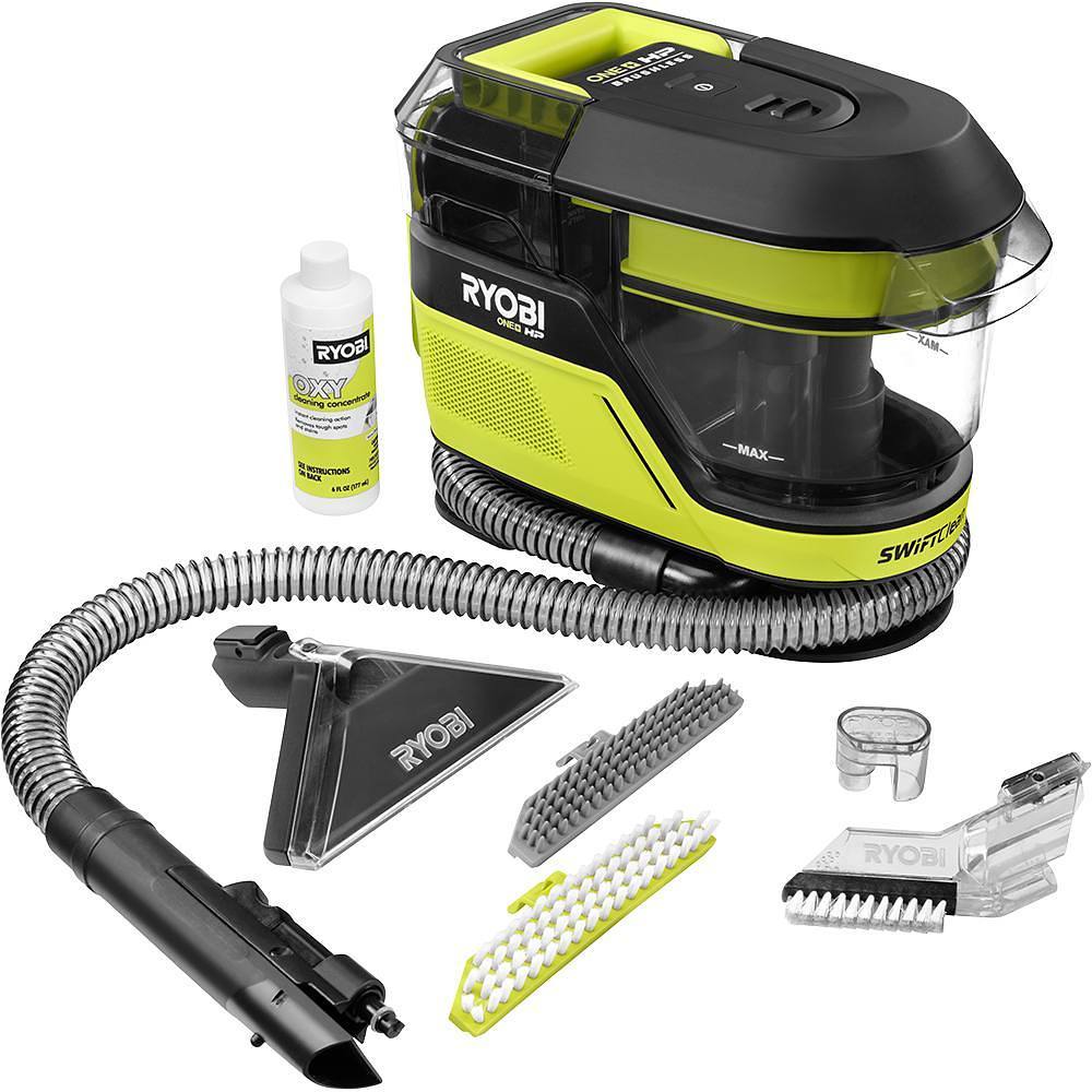 Ryobi One+ Hp 18V Cordless Swiftclean Carpet Cleaner W/ 4.0 Ah Battery / Charger