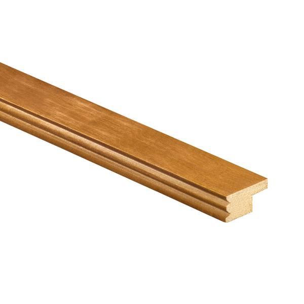 Newport 96 In. W X 2 In. D X 1 In. H Solid Wood Kitchen Cabinet Beaded Light Rail Molding In Cinnamon