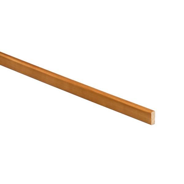 Newport 96 In. W X 0.25 In. D X 0.75 In. H Solid Wood Kitchen Cabinet Batten Molding In Cinnamon