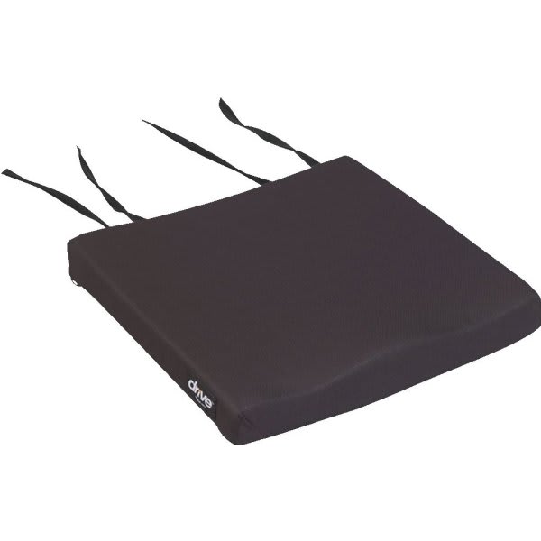 Drive™ GelUSeat™ Wheelchair Cushion With Ties, Water Resistant Cover