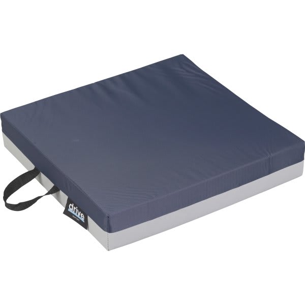 Drive™ GelUSeat™ Wheelchair Cushion With Ties, Water Resistant Cover