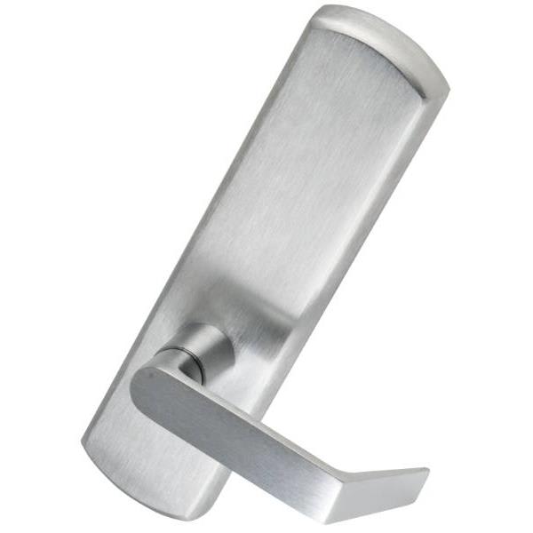 Von Duprin® Blank Escutcheon With 06 Lever Trim, Satin Chrome Finish, Grade 1