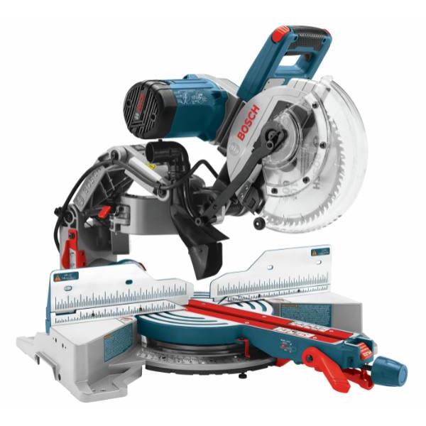 Bosch 15 Amp 10 In Corded Sliding Glide Dual-Bevel Miter Saw