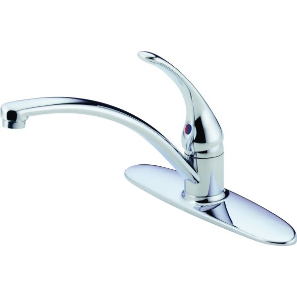Delta® Foundations™ 1-Handle Kitchen Faucet W/ 1.8 Gpm In Chrome