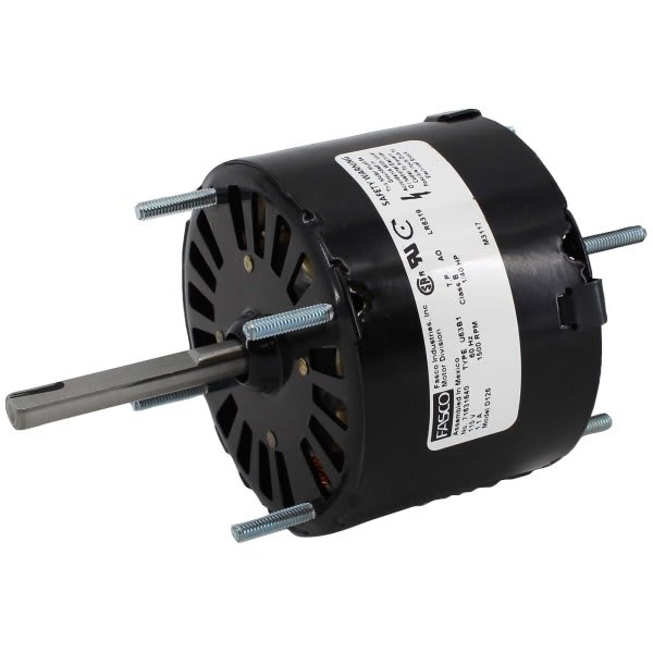 Fasco D338 4.4" 1/61/15 Horse Power Double Shaft Motor HD Supply