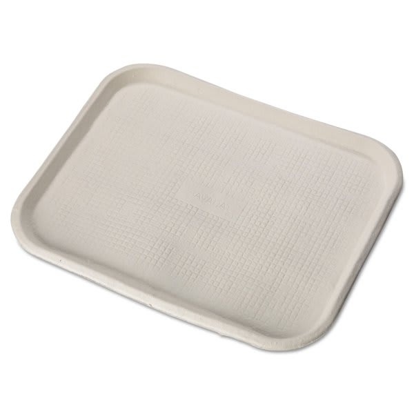 Chinet® White Rectangle Savaday Molded Fiber Food Tray 14" X 18" Pack Of 100