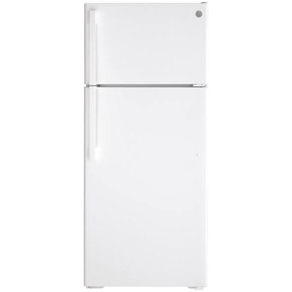 GE ENERGY STAR 17.5 cu. ft. Top Freezer Refrigerator With Icemaker, White