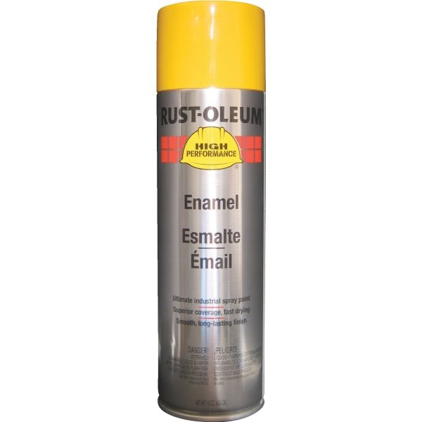 RustOleum 15 Oz High Performance Enamel Gloss Spray Paint Black HD