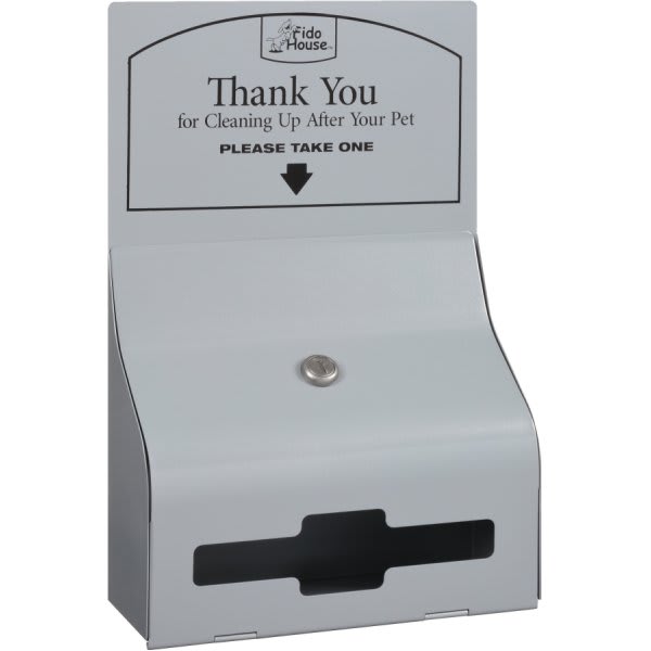 Fido House® Grab-N-Go Pet Waste Dispenser (Silver)