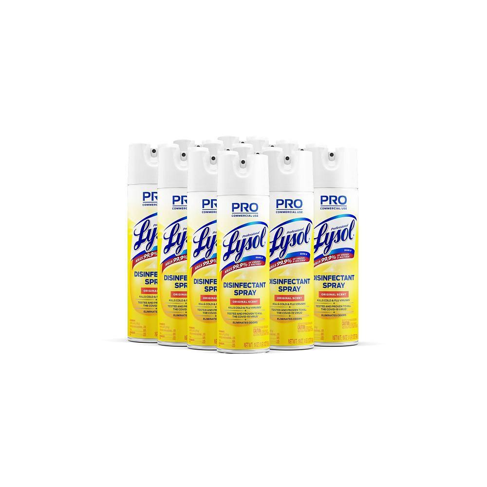 Lysol® 19 Oz Disinfectant Spray (Original) (12-Case)
