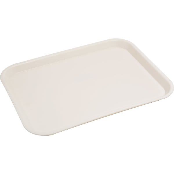 Hapco Essential Rectangular Tray With Round Corners, Vanilla, Case Of 36