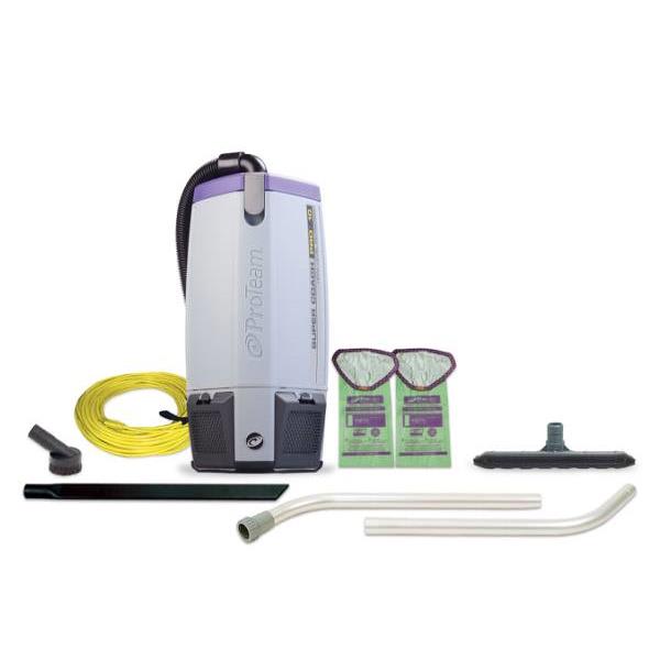 Proteam Super Coach Pro 10 120 Volt 10 Quart Backpack Vacuum W/ Hard Surface Tool Kit