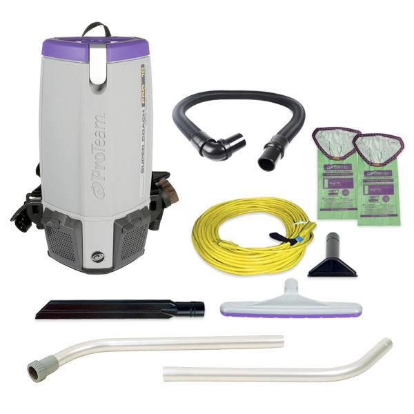 ProTeam Super Coach Pro 10 120 Volt 10 Quart Backpack Vacuum w/ Multi