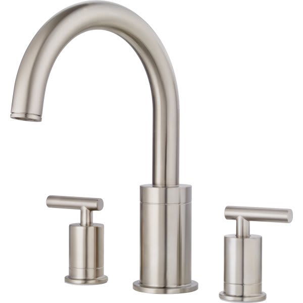 Pfister® Contempra™ Roman Tub Trim, 18 Gpm, Brushed Nickel, 2 Handles