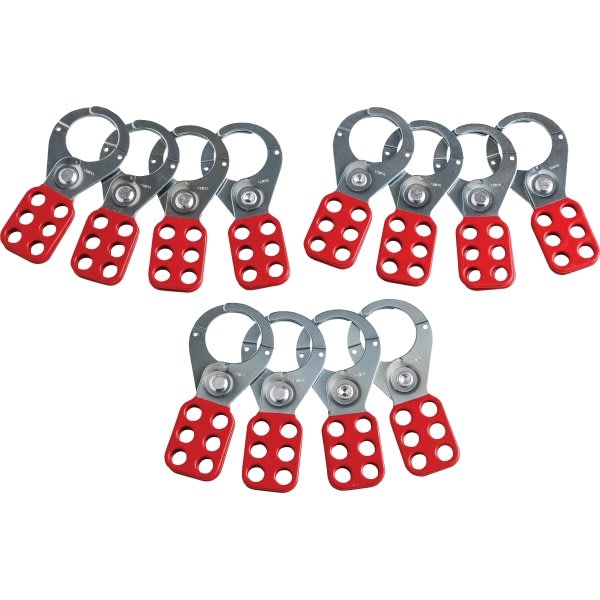 Brady 4.5 X 2.25 In. Lockout Hasps (12-Pack)