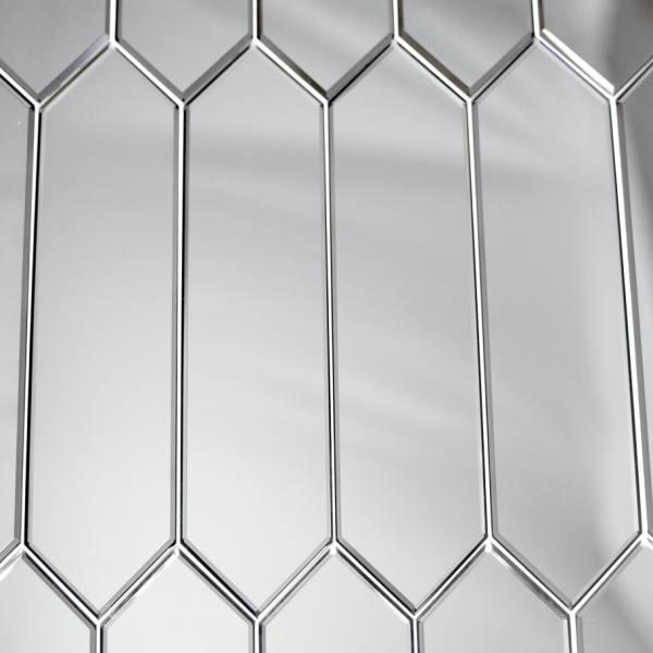 Abolos® Reflections 8x8 Matte Blue Graphite Beveled Mirror Field Tile