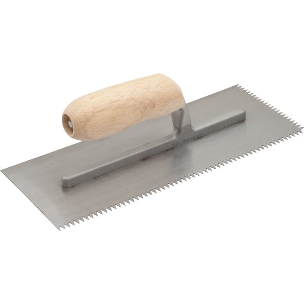 Qep 3/16 X 1/4" V Notch Trowel, Use With Ceramic Adhesive