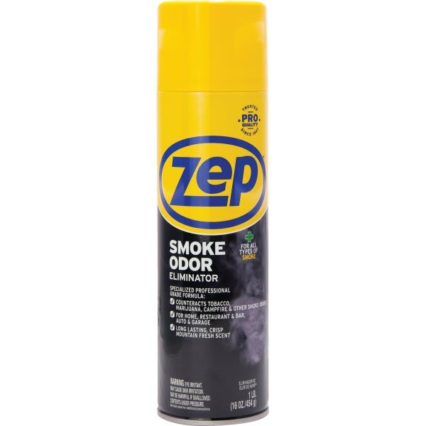 Zep Smoke Odor Eliminator Aerosol, 16 Oz