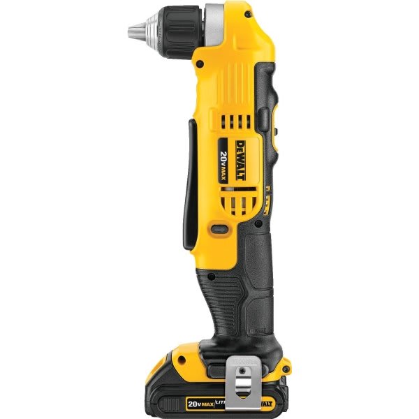 DeWalt 3/8 In 20 Volt Max Cordless Right Angle Drill/Driver Kit
