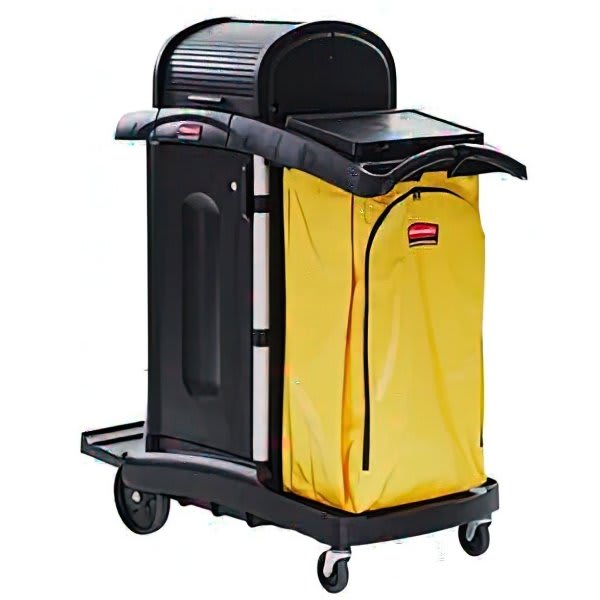 Rubbermaid Commercial Products Hygen High Security Cleaning Cart