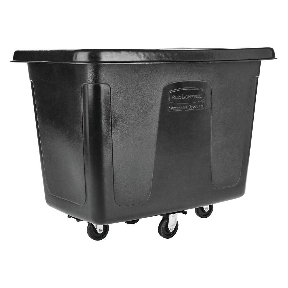 Rubbermaid Commercial 12 Cu. Ft. Cube Truck (Black)