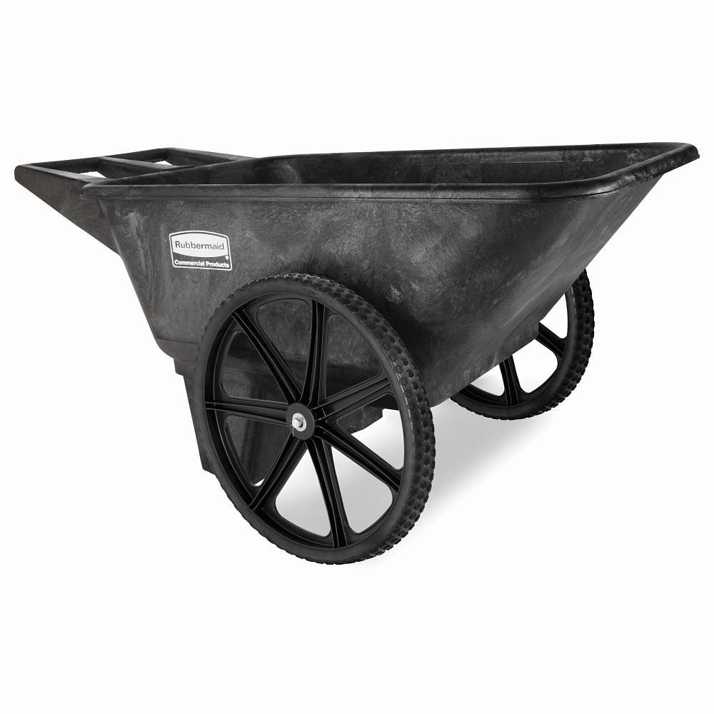 Rubbermaid Commercial 8.75 Cu. Ft. Big Wheel Cart (Black)