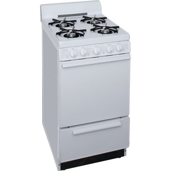 Hotpoint® 20" Gas Range W/ Electronic Ignition, 2.3 Cu Ft In White HD