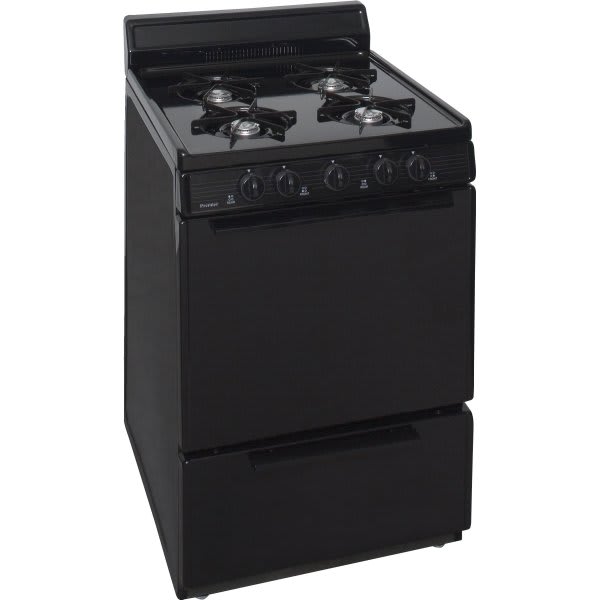 Premier® 36" Gas Range w/ Griddle and Electronic Ignition, 3.9 Cu Ft in Black HD Supply