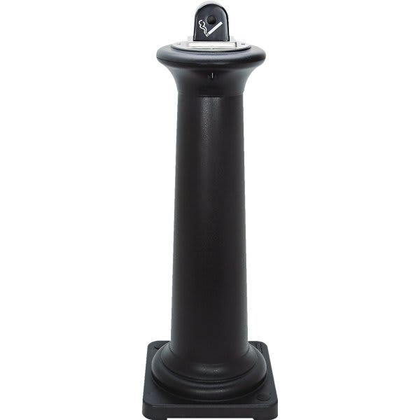 Rubbermaid Commercial Groundskeeper Tuscan Cigarette Receptacle (Black)