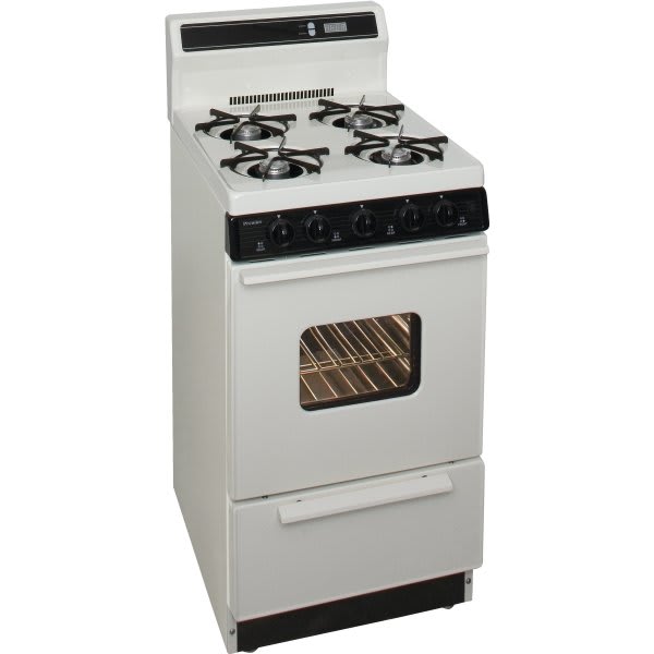 Hotpoint® 20" Gas Range w/ Electronic Ignition, 2.3 Cu Ft in White HD