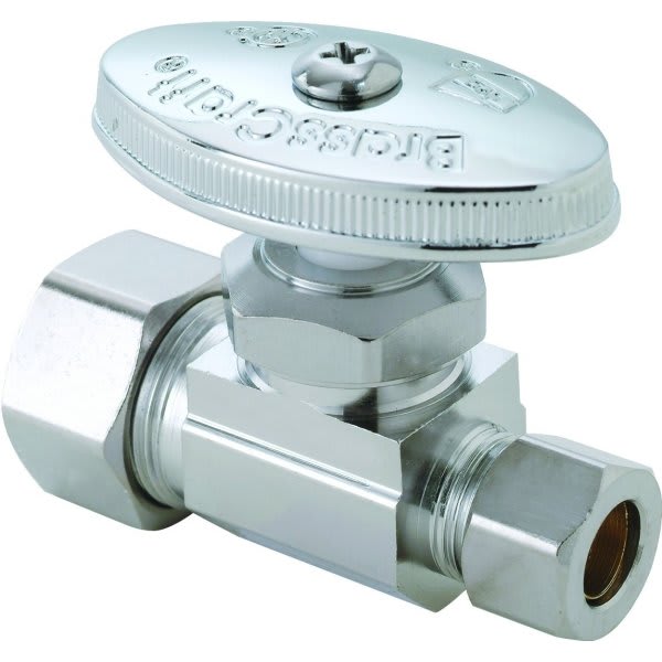 Maintenance Warehouse® QuarterTurn Angle Stop Valve 1/2" FIP x 3/8