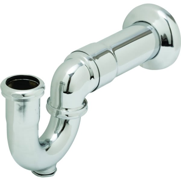 Brass Tubular PTrap 11/2" x 11/4" And 11/2" Washer Connect 17Gauge