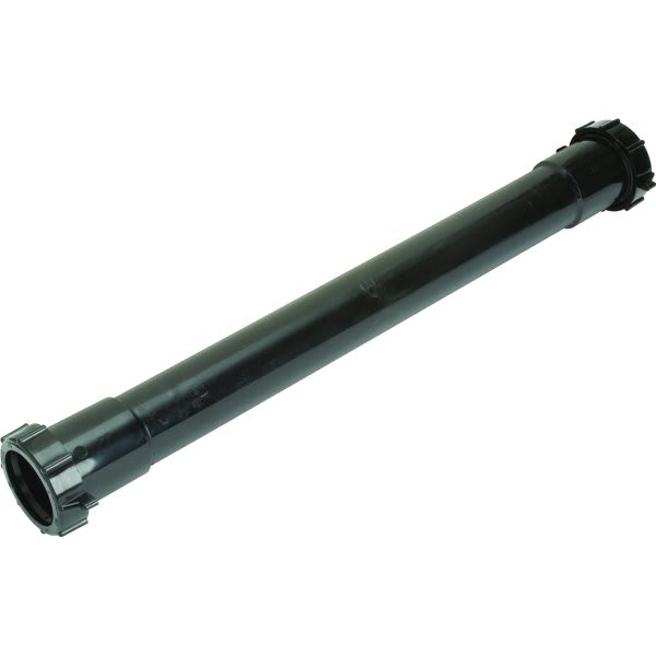 Pvc Tubular Extension 1-1/2" X 16" Slip Joint Black
