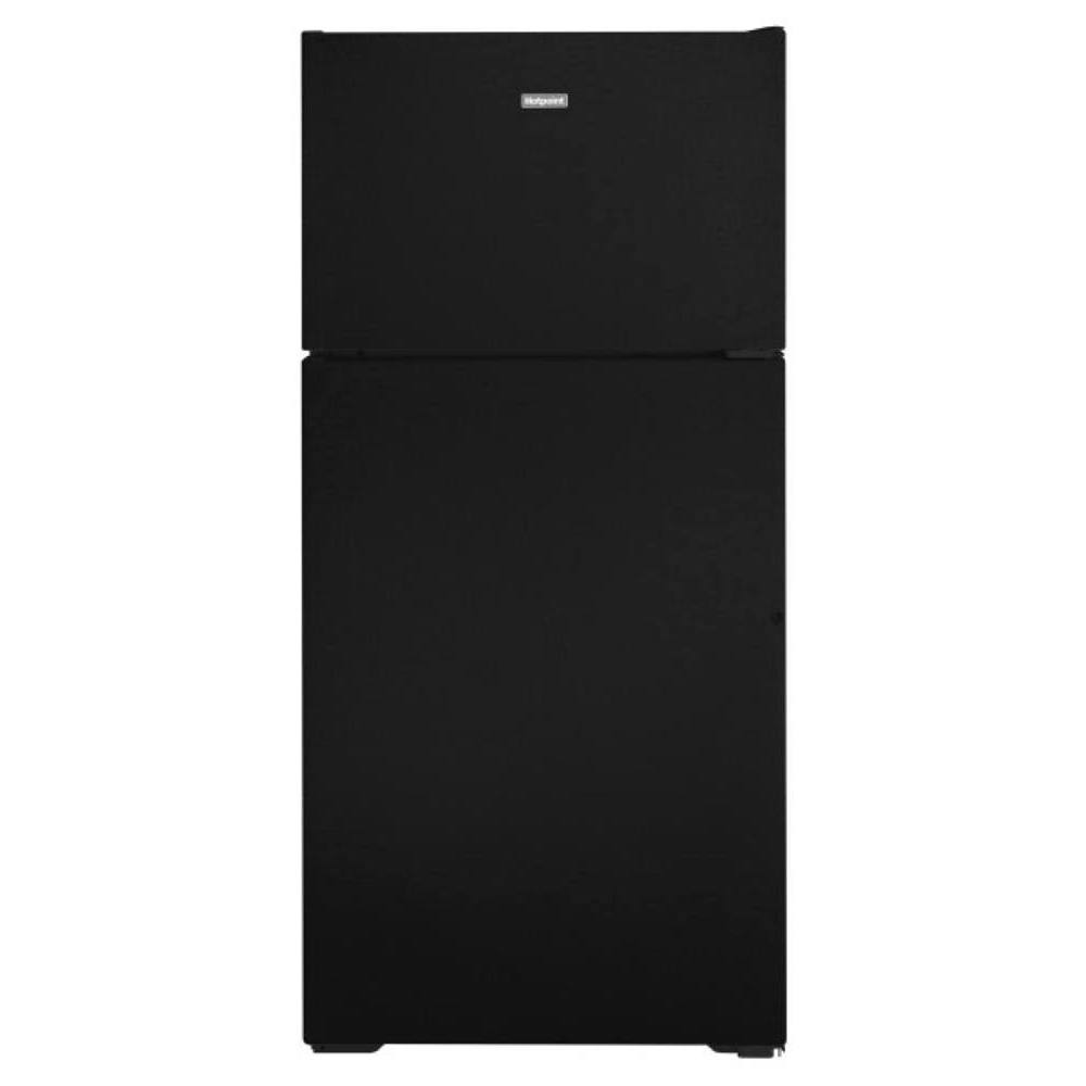 Hotpoint 15.6 Cu. Ft. 28 In. Top Freezer Refrigerator, Black, ADA