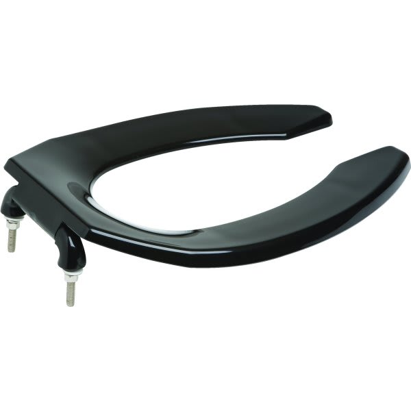 Centoco Heavy Duty Plastic Toilet Seat Elongated Open Front With Lid