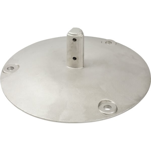 Brady® Sign Base 15 In Dia Aluminum Natural