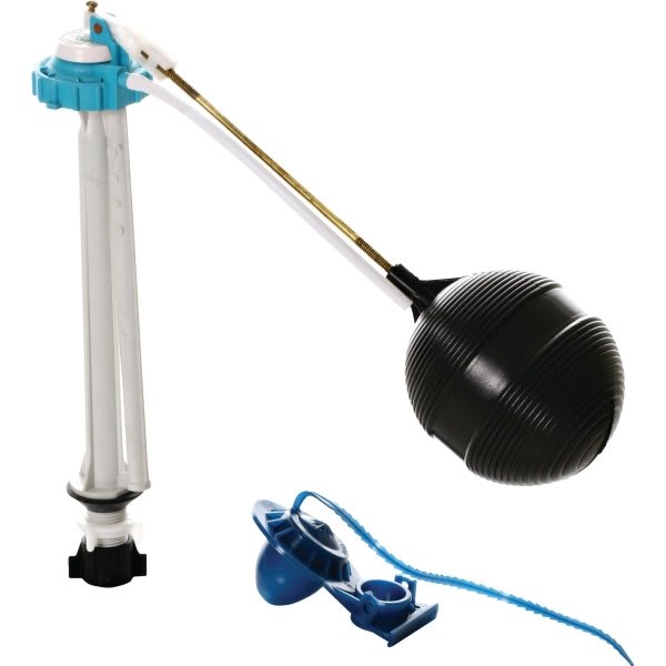 Replacement For Coast Ballcock Fill Valve Mark Iv Float And Blue Flapper
