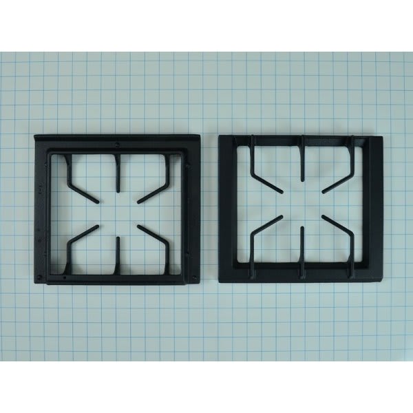 Kit 2 Griglie Bruciatore Gas Maytag Whirlpool - Nere 9.5x8.5 Pollici - 12200030